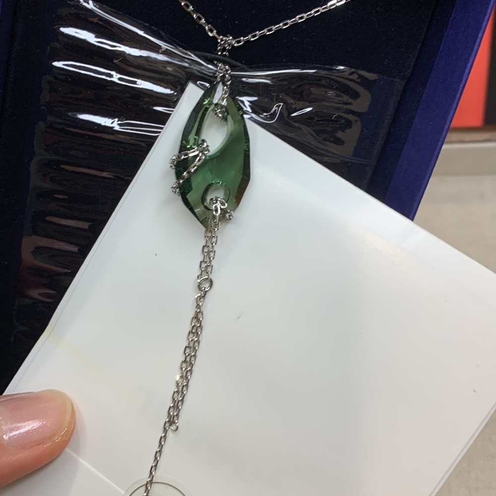 Swarovski Green Crystal Erin Necklace